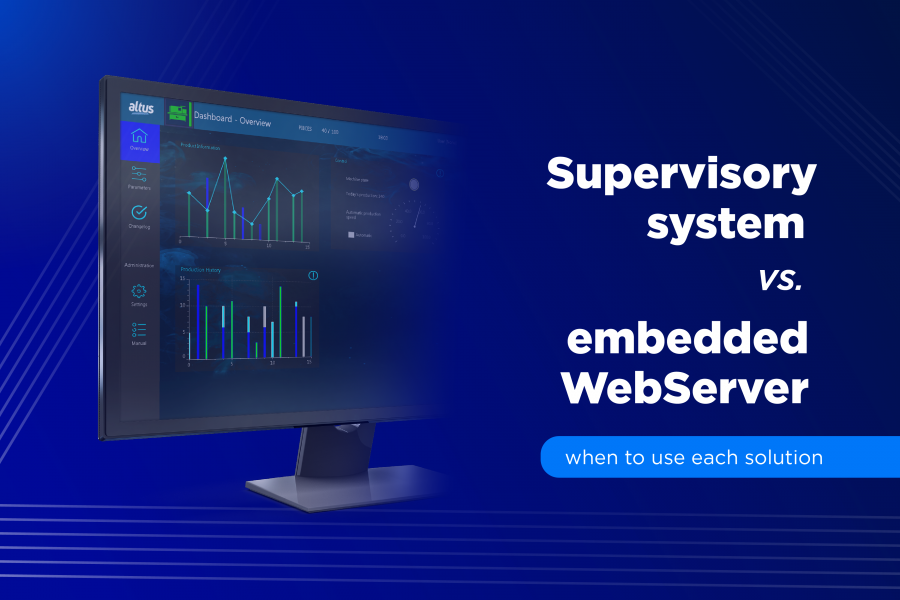 Supervisory system vs. embedded WebServer in PLCs: when to use each solution 